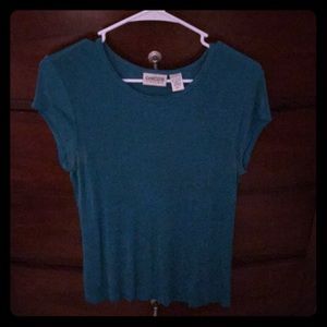 Blue shirt Chico’s travelers